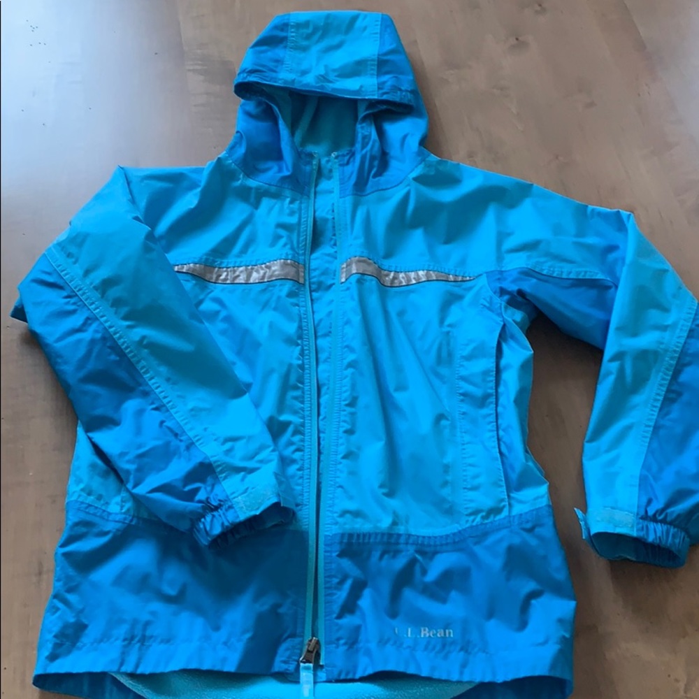 Kids LL Bean Fleece Lined Windbreaker/Raincoat